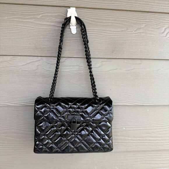 Kurt Geiger Black Quilted Crossbody Bag - Picture 2 of 10